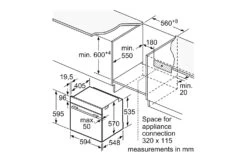 Bosch Series 4 Built-In Electric Oven | HQA574BB3B -Home Appliances HQA574BB3B 9 2e3d857d ab16 4555 98cb 7aafaae89284
