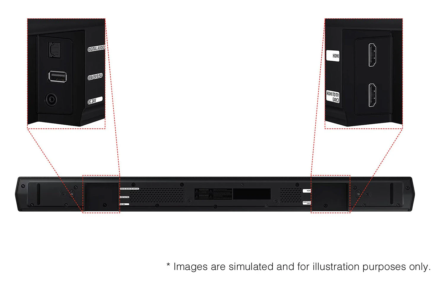Samsung B Series 3.1ch Soundbar With Subwoofer | Black 9 Samsung B Series 3.1ch Soundbar With Subwoofer | Black - Image 7