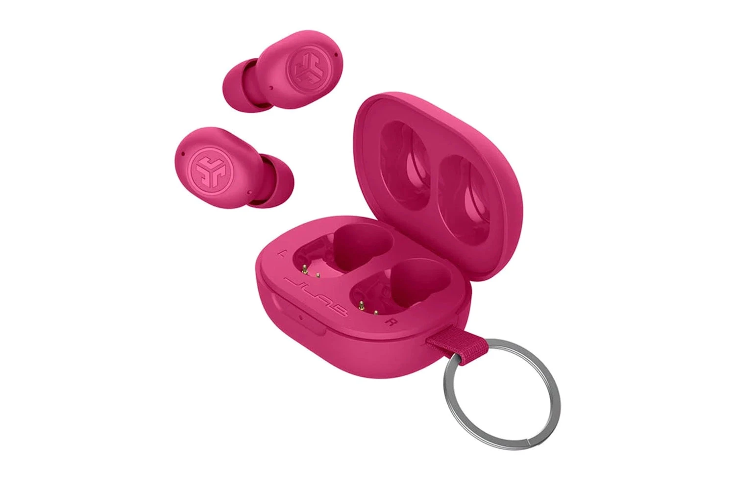 JLab JBuds Mini True Wireless Earbuds | Pink 6 JLab JBuds Mini True Wireless Earbuds | Pink - Image 4
