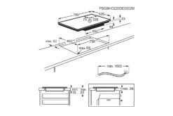 AEG 6000 Series 80cm Bridge Zone Induction Hob | IKX84443CB -Home Appliances IKX84443CB 3