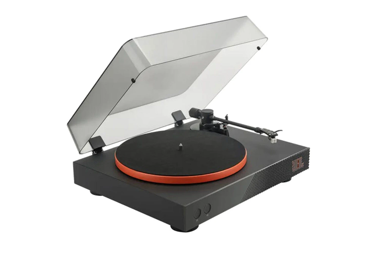 JBL Spinner Bluetooth Turntable Vinyl Record Player | Black/Orange 5 JBL Spinner Bluetooth Turntable Vinyl Record Player | Black/Orange - Image 3