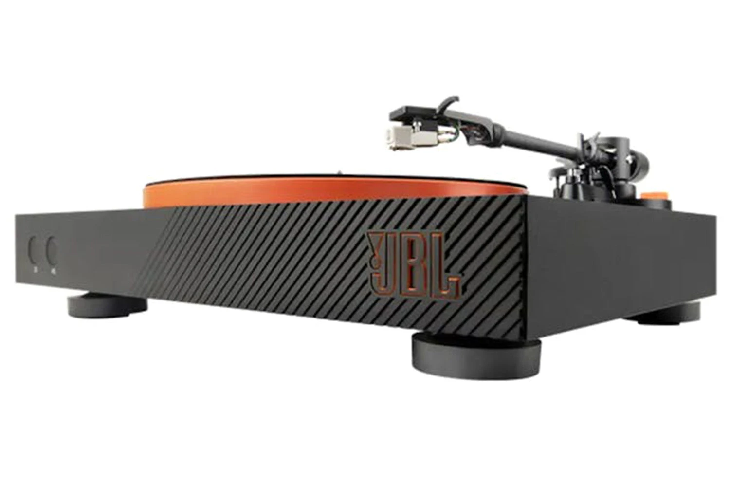JBL Spinner Bluetooth Turntable Vinyl Record Player | Black/Orange 7 JBL Spinner Bluetooth Turntable Vinyl Record Player | Black/Orange - Image 5