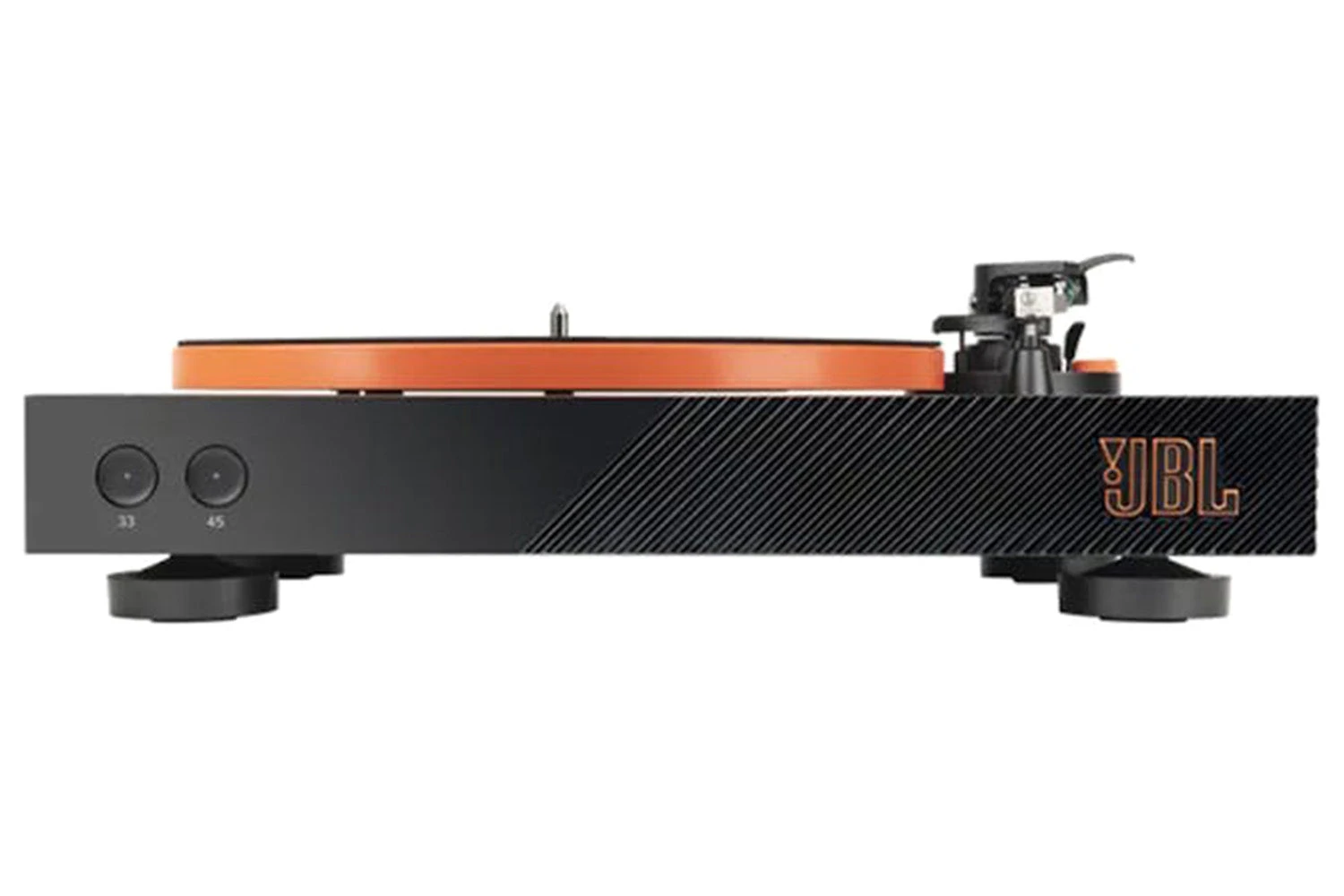 JBL Spinner Bluetooth Turntable Vinyl Record Player | Black/Orange 8 JBL Spinner Bluetooth Turntable Vinyl Record Player | Black/Orange - Image 6