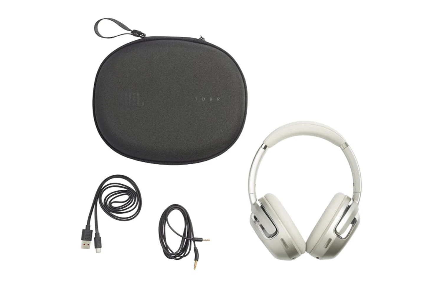 JBL Tour One M2 Noise Cancelling Wireless Over-Ear Headphones | Champagne 10 JBL Tour One M2 Noise Cancelling Wireless Over-Ear Headphones | Champagne - Image 8