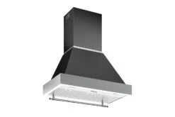 Bertazzoni Heritage 100cm Wall Mounted Chimney Hood | KC36HERTNEK100 | Matt Black