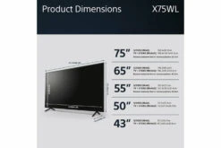 Sony Bravia 55" 4K Ultra HD HDR Smart TV | KD55X75WLU -Home Appliances KD55X75WLU 10