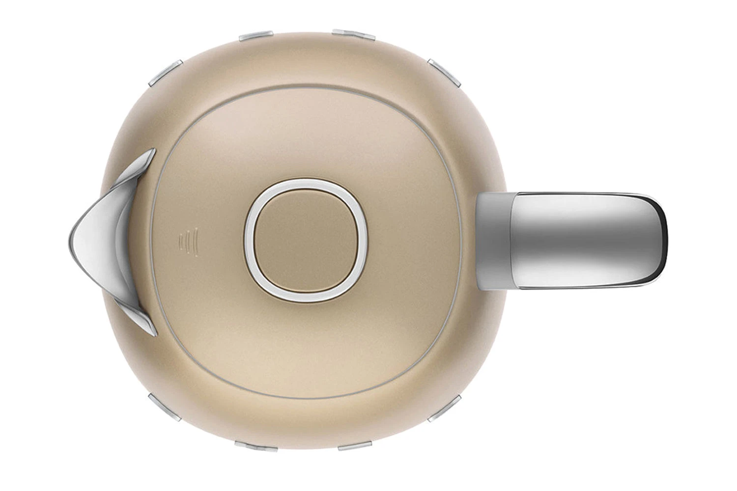 Smeg 1.7L 50's Style Electric Kettle | KLF03CHMUK | Champagne 6 Smeg 1.7L 50's Style Electric Kettle | KLF03CHMUK | Champagne - Image 4