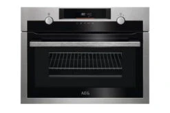 AEG 8000 Series Built-in CombiQuick Microwave Oven | KME565060M | Stainless Steel