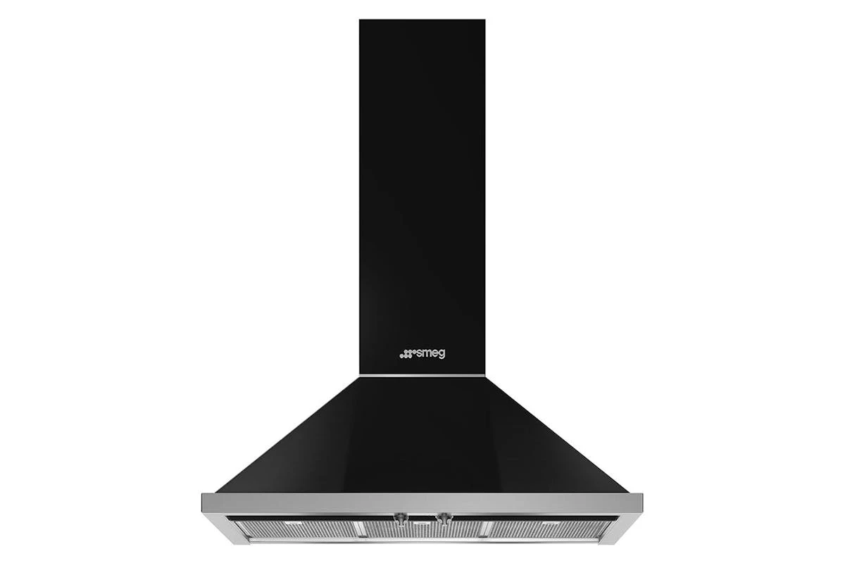 Smeg 90cm Chimney Hood | KPF9BL | Black 4 Smeg 90cm Chimney Hood | KPF9BL | Black - Image 2