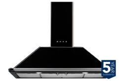 Smeg 110cm Victoria Aesthetic Chimney Cooker Hood | KT110BLE | Black