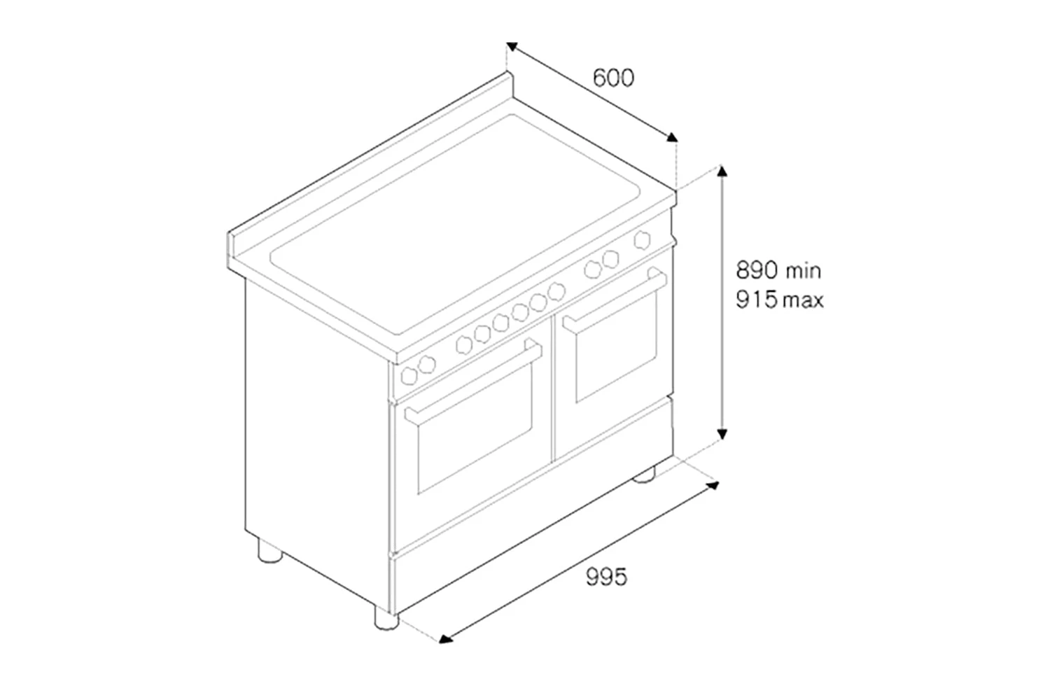 Bertazzoni Master Series 100cm Electric Range Cooker | MAS105I2EXC | Stainless Steel 4 Bertazzoni Master Series 100cm Electric Range Cooker | MAS105I2EXC | Stainless Steel - Image 2
