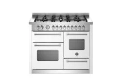 Bertazzoni 110cm Master Series Dual Fuel Range Cooker | MAS116L3EBIC | Bianco