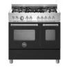 Bertazzoni Master Series 90cm Double Oven Electric Range Cooker | MAS95C2ENEC | Matte Black -Home Appliances MAS95C2ENEC 1 3e841e94 c6d7 4361 a4f0 934d4d64b6db