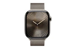 Apple Watch Series 10 GPS + Cellular | 46mm | Natural Titanium Case With Natural Milanese Loop S/M