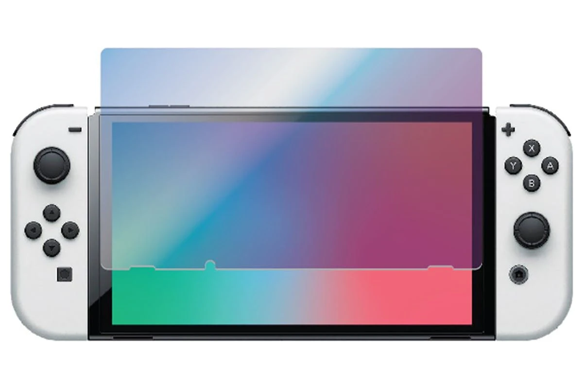 Muvit Switch OLED Blue Filter Tempered Glass 3 Muvit Switch OLED Blue Filter Tempered Glass