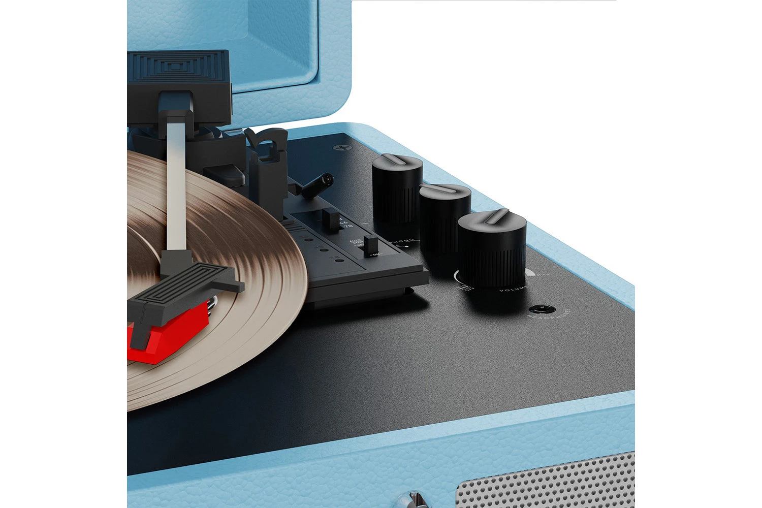 Mixx Revival 55 Vinyl Record Player | MRRP-55-BL-462 | Turquoise Blue 8 Mixx Revival 55 Vinyl Record Player | MRRP-55-BL-462 | Turquoise Blue - Image 6