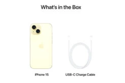 APPLE IPhone 15 | 5G | 256GB | Yellow -Home Appliances MTP83ZDA 7