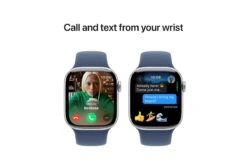 Apple Watch Series 10 | 42mm | Silver Aluminium Case Denim Sport Band M/L -Home Appliances MWWC3QAA 7