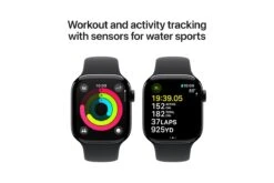 Apple Watch Series 10 | 42mm | Jet Black Aluminium Case Black Sport Band M/L 16 Apple Watch Series 10 | 42mm | Jet Black Aluminium Case Black Sport Band M/L -Home Appliances MWWF3QAA 3