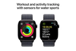 Apple Watch Series 10 GPS | 42mm | Jet Black Aluminium Case With Ink Sport Loop -Home Appliances MWWG3QAA 4