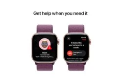 Apple Watch Series 10 | 42mm | Rose Gold Aluminium Case Plum Sport Loop -Home Appliances MWWK3QAA 6