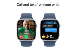 Apple Watch Series 10 | 46mm | Silver Aluminium Case Denim Sport Band S/M -Home Appliances MWWL3QAA 6