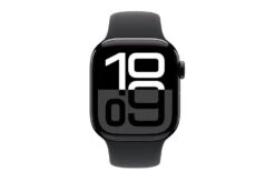 Apple Watch Series 10 | 46mm | Jet Black Aluminium Case Black Sport Band S/M