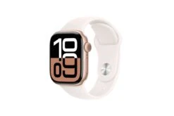 Apple Watch Series 10 | 46mm | Rose Gold Aluminium Case Light Blush Sport Band S/M 14 Apple Watch Series 10 | 46mm | Rose Gold Aluminium Case Light Blush Sport Band S/M -Home Appliances MWWT3QAA 1