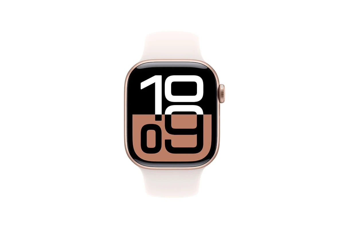 Apple Watch Series 10 | 46mm | Rose Gold Aluminium Case Light Blush Sport Band S/M 3 Apple Watch Series 10 | 46mm | Rose Gold Aluminium Case Light Blush Sport Band S/M