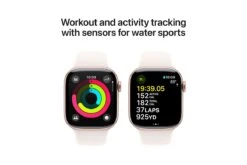 Apple Watch Series 10 | 46mm | Rose Gold Aluminium Case Light Blush Sport Band S/M 16 Apple Watch Series 10 | 46mm | Rose Gold Aluminium Case Light Blush Sport Band S/M -Home Appliances MWWT3QAA 4