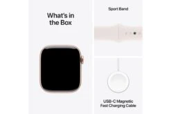 Apple Watch Series 10 | 46mm | Rose Gold Aluminium Case Light Blush Sport Band S/M 20 Apple Watch Series 10 | 46mm | Rose Gold Aluminium Case Light Blush Sport Band S/M -Home Appliances MWWT3QAA 9