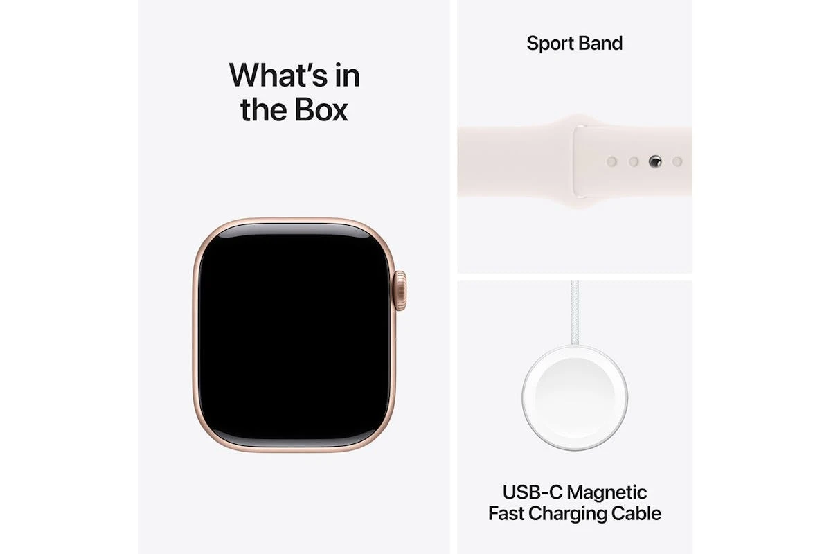Apple Watch Series 10 | 46mm | Rose Gold Aluminium Case Light Blush Sport Band S/M 11 Apple Watch Series 10 | 46mm | Rose Gold Aluminium Case Light Blush Sport Band S/M - Image 9