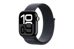 Apple Watch Series 10 GPS + Cellular | 42mm | Jet Black Aluminium Case With Ink Sport Loop -Home Appliances MWX83QAA 1