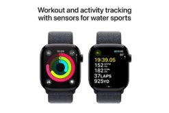 Apple Watch Series 10 GPS + Cellular | 42mm | Jet Black Aluminium Case With Ink Sport Loop -Home Appliances MWX83QAA 4