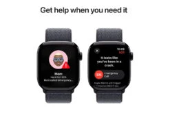 Apple Watch Series 10 GPS + Cellular | 42mm | Jet Black Aluminium Case With Ink Sport Loop -Home Appliances MWX83QAA 6