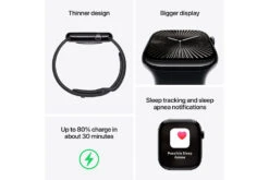 Apple Watch Series 10 GPS + Cellular | 46mm | Silver Aluminium Case With Denim Sport Band S/M 13 Apple Watch Series 10 GPS + Cellular | 46mm | Silver Aluminium Case With Denim Sport Band S/M -Home Appliances MWY03QAA 3
