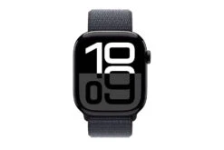 Apple Watch Series 10 GPS + Cellular | 46mm | Jet Black Aluminium Case With Ink Sport Loop