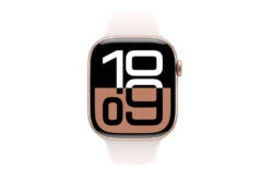 Apple Watch Series 10 GPS + Cellular | 46mm | Rose Gold Aluminium Case With Light Blush Sport Band S/M