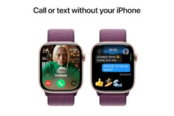 Apple Watch Series 10 GPS + Cellular | 46mm | Rose Gold Aluminium Case With Plum Sport Loop -Home Appliances MWY83QAA 7