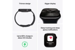 Apple Watch Series 10 GPS + Cellular | 46mm | Natural Titanium Case With Stone Grey Sport Band M/L 13 Apple Watch Series 10 GPS + Cellular | 46mm | Natural Titanium Case With Stone Grey Sport Band M/L -Home Appliances MWYA3QAA 3