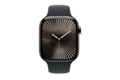 Apple Watch Series 10 GPS + Cellular | 46mm | Slate Titanium Case With Black Sport Band S/M