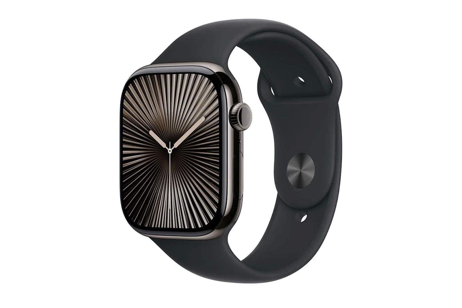 Apple Watch Series 10 GPS + Cellular | 46mm | Slate Titanium Case With Black Sport Band M/L 4 Apple Watch Series 10 GPS + Cellular | 46mm | Slate Titanium Case With Black Sport Band M/L - Image 2