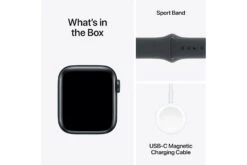 Apple Watch SE GPS | 40mm | Midnight Aluminium Case With Midnight Sport Band M/L -Home Appliances MXE93QAA 7