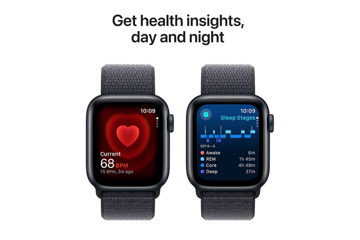 Apple Watch SE GPS | 40mm | Midnight Aluminium Case With Ink Sport Loop 7 Apple Watch SE GPS | 40mm | Midnight Aluminium Case With Ink Sport Loop - Image 5