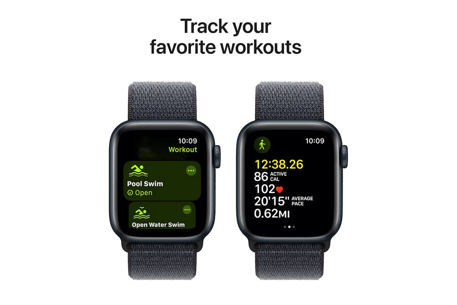 Apple Watch SE GPS | 40mm | Midnight Aluminium Case With Ink Sport Loop 8 Apple Watch SE GPS | 40mm | Midnight Aluminium Case With Ink Sport Loop - Image 6