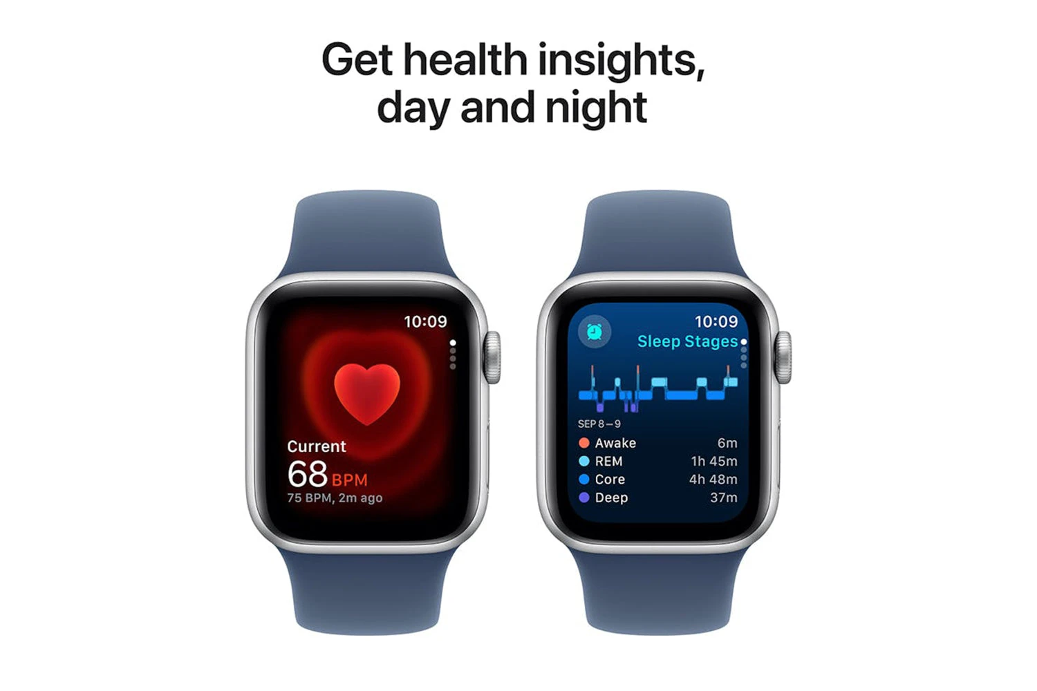 Apple Watch SE GPS | 40mm | Silver Aluminium Case With Denim Sport Band M/L 7 Apple Watch SE GPS | 40mm | Silver Aluminium Case With Denim Sport Band M/L - Image 5