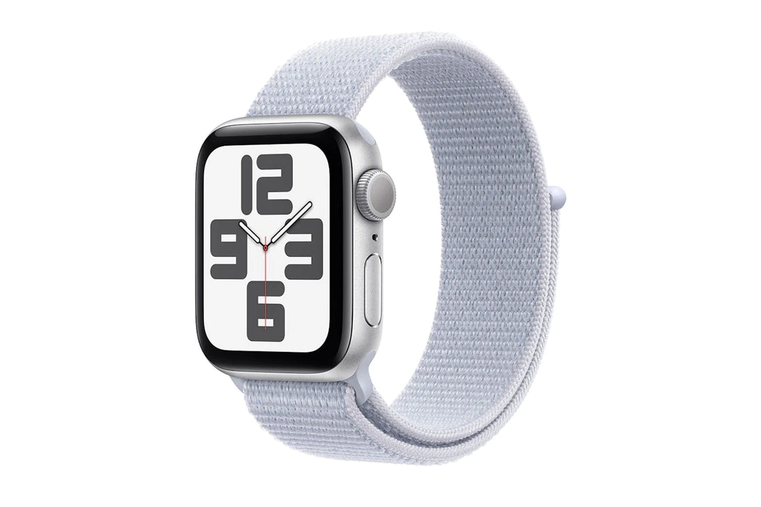 Apple Watch SE GPS | 40mm | Silver Aluminium Case With Blue Cloud Sport Loop 4 Apple Watch SE GPS | 40mm | Silver Aluminium Case With Blue Cloud Sport Loop - Image 2