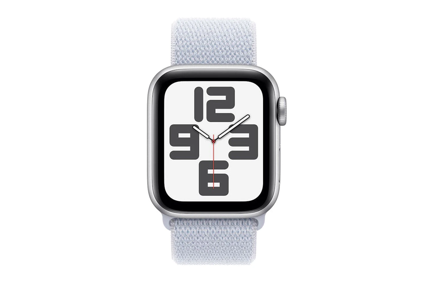 Apple Watch SE GPS | 40mm | Silver Aluminium Case With Blue Cloud Sport Loop 3 Apple Watch SE GPS | 40mm | Silver Aluminium Case With Blue Cloud Sport Loop