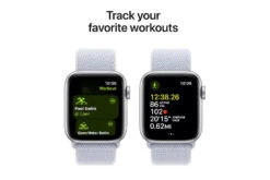 Apple Watch SE GPS | 40mm | Silver Aluminium Case With Blue Cloud Sport Loop 15 Apple Watch SE GPS | 40mm | Silver Aluminium Case With Blue Cloud Sport Loop -Home Appliances MXEE3QAA 6