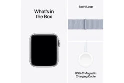 Apple Watch SE GPS | 40mm | Silver Aluminium Case With Blue Cloud Sport Loop 16 Apple Watch SE GPS | 40mm | Silver Aluminium Case With Blue Cloud Sport Loop -Home Appliances MXEE3QAA 7